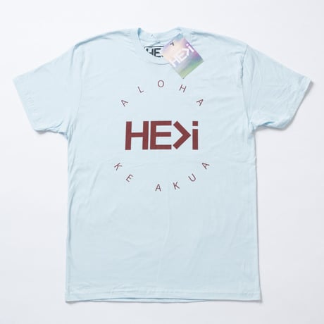 HE＞i（ヒー）Tシャツ ARC TEE（ライトブルー）M