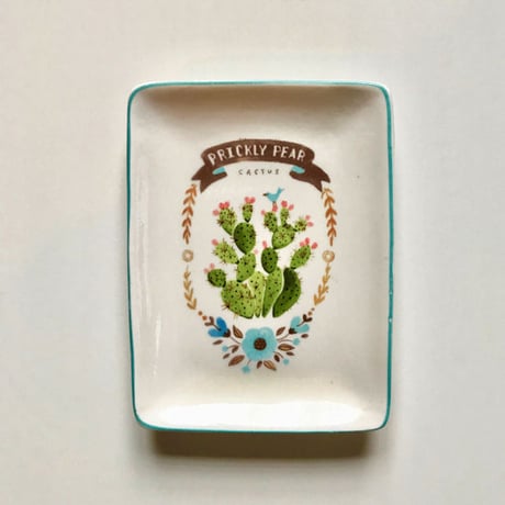 SoHa LIVING/Plate with Cactus/サボテンプレート小皿