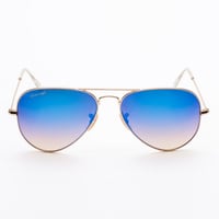 Entourage（アントラージュ）Teardrop Mirror Sunglasses サングラス/Blue