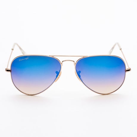 Entourage（アントラージュ）Teardrop Mirror Sunglasses サングラス/Blue