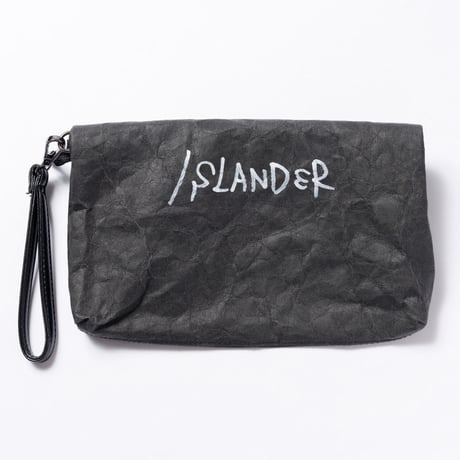 ISLANDER（アイランダー）ペーパーロールクラッチバッグ/ブラック