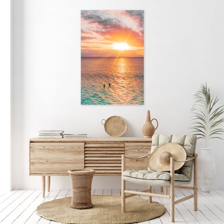 Jess Loiterton × ISLANDER Hawaiian Metal Print Art『North Shore Dreams』