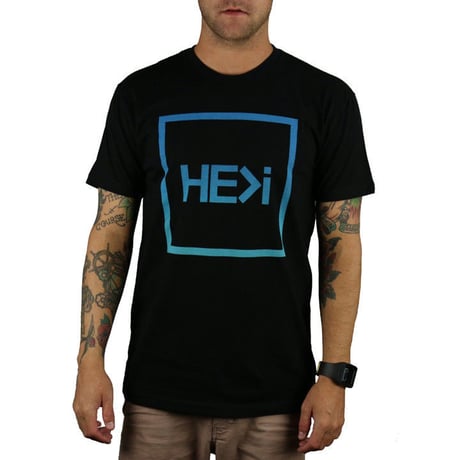 HE＞i（ヒー）Tシャツ GRADUAL TEE（ブラック）S