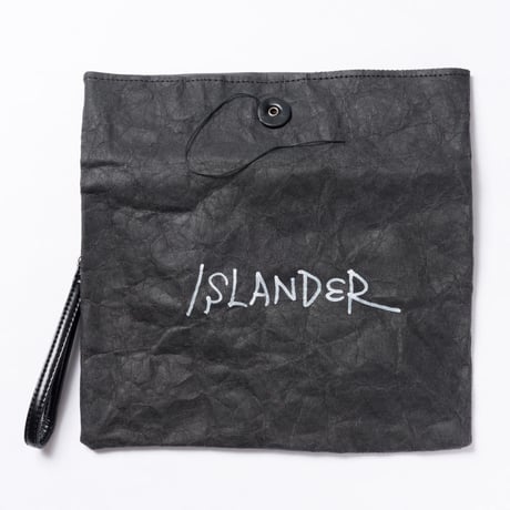ISLANDER（アイランダー）ペーパークラッチバッグ/ブラック