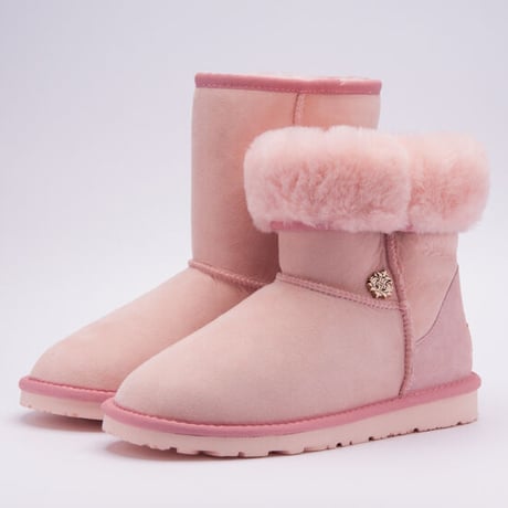 Entourage Sheepskin Mouton Boots（ピンク）
