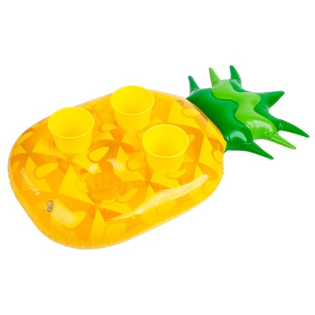 SUNNYLIFE（サニーライフ）パイナップルドリンクホルダー/浮き輪/INFLATABLE DRINK HOLDER PINEAPPLE