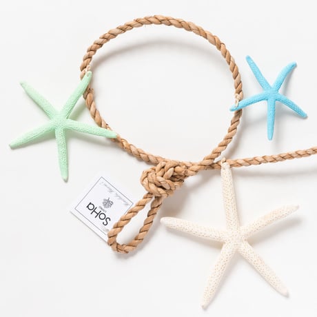 SoHa LIVING/Blue Starfish Garland Strand/スターフィッシュ壁掛けオーナメント