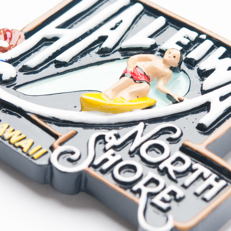 ハワイHAWAIIハレイワ HALEIWAノースショアNORTH SHORE看板マグネット(M