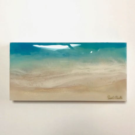 【Sarah Caudleアート】Peaceful Sea 5(原画)直筆サイン入り