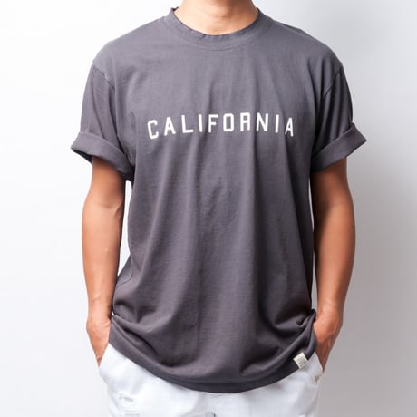 ISLANDER/アイランダー CALIFORNIA/カリフォルニア ビッグシルエット ロゴTシャツ/ライトブラック