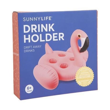 SUNNYLIFE（サニーライフ）フラミンゴドリンクホルダー/浮き輪/INFLATABLE DRINK HOLDER FLAMINGO