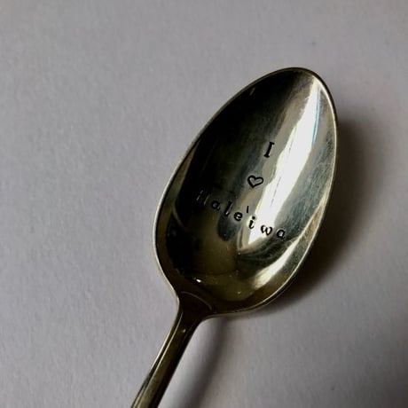 SoHa LIVING/ビンテージ銀スプーン「 I ♡ hale'iwa Spoon」/02