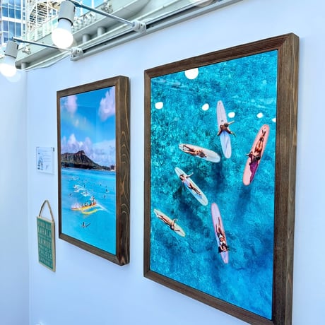 Jess Loiterton × ISLANDER Hawaiian Metal Print Art『Above Paradise』