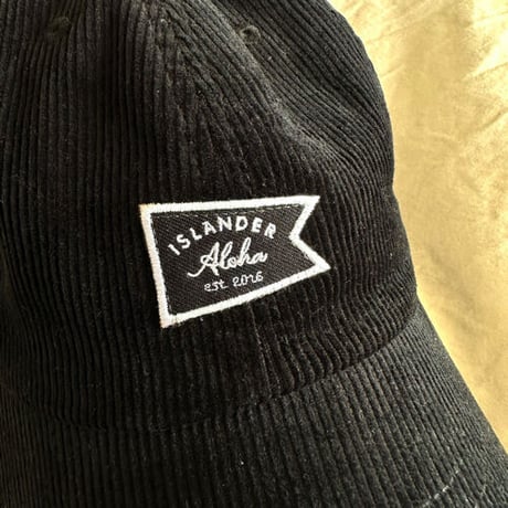 ISLANDER FLAG LOGOコーデュロイベースボールキャップ