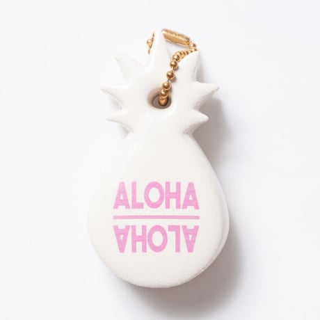 ハワイ限定 Hawaiian Pineapple Key/パイナップルキーホルダー（ホワイト）