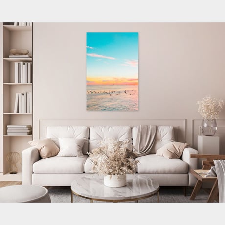 Jess Loiterton × ISLANDER Hawaiian Metal Print Art『Summertime Sunsets』