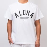ISLANDER/アイランダー 『 ALOHA 』 Tシャツ/ホワイト