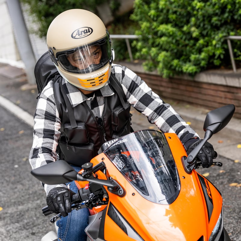 ライダーの収納問題と胸部プロテクター問題を解決した【ライダー専用  