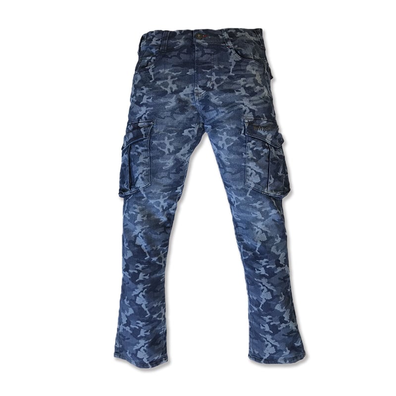 限定:国内加工)作業服 ストレッチデニム カーゴパンツ 限定:国内加工)作業服 ストレッチデニム カーゴパンツ
