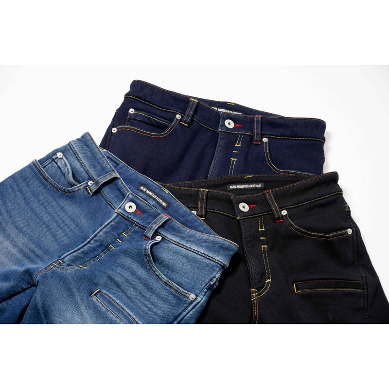 BMC 防風ジーンズ ブラック Lサイズ 2024年モデル 驚愕！保温率67.7%【穿く毛布】に進化！走行風を遮断する【防風