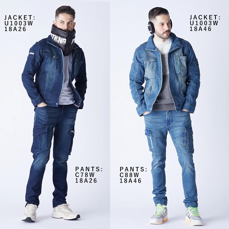 最新作業服 ストレッチデニム ジャケット レギュラーフィット 最新作業服 ストレッチデニム ジャケット レギュラーフィット