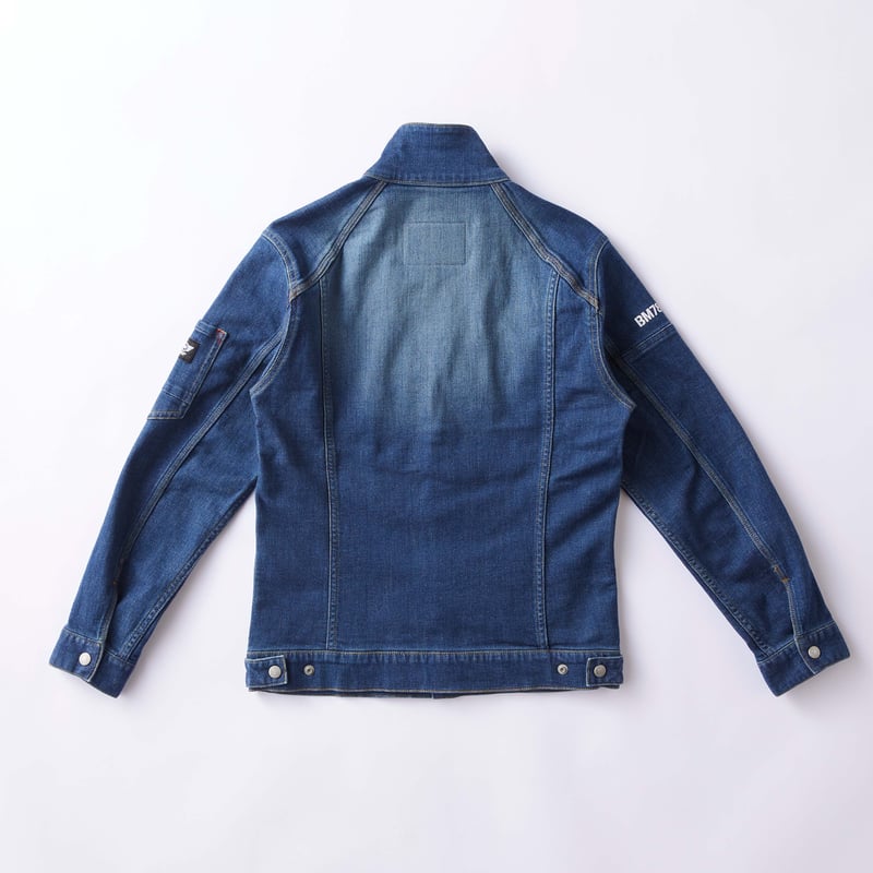 最新作業服 ストレッチデニム ジャケット レギュラーフィット/ BMC 最新作業服 ストレッチデニム ジャケット レギュラーフィット/ BMC