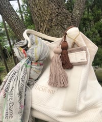 BASICトートバッグ (L) アイボリー