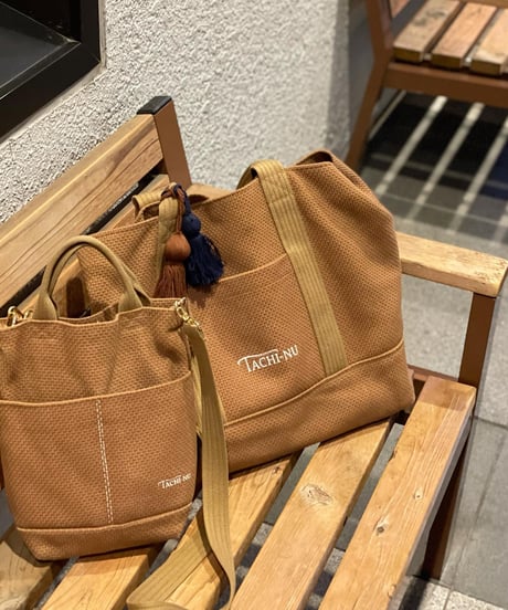 BASICトートバッグ(L)キャメル