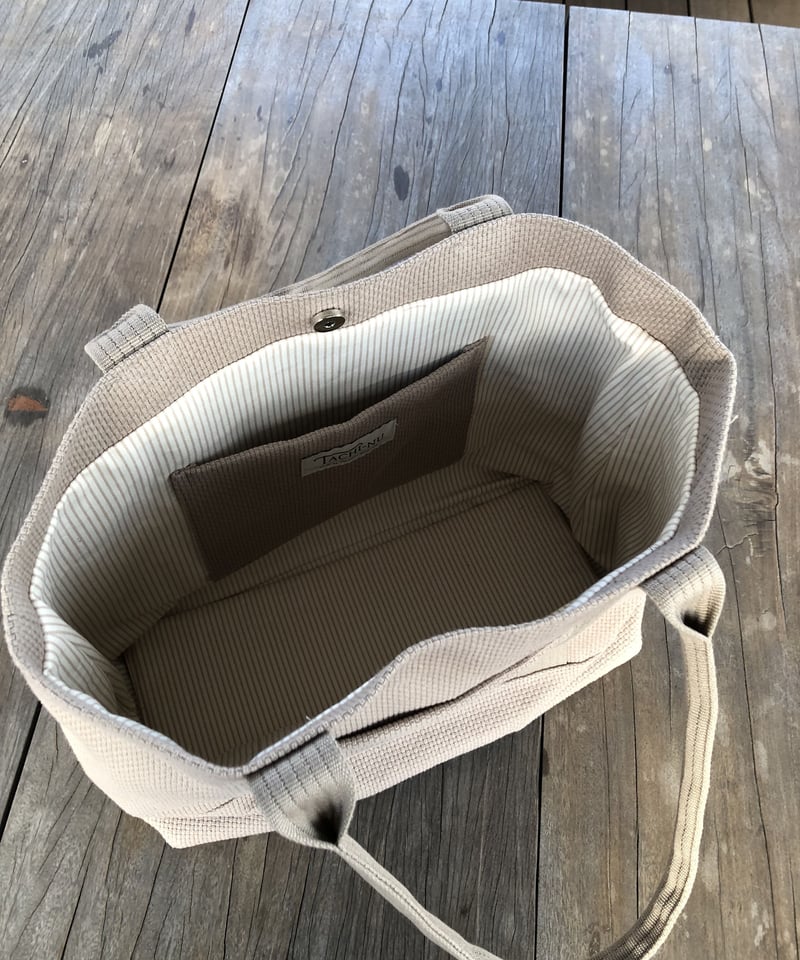 BASICトートバッグ(L) newベージュ | TACHI-NU
