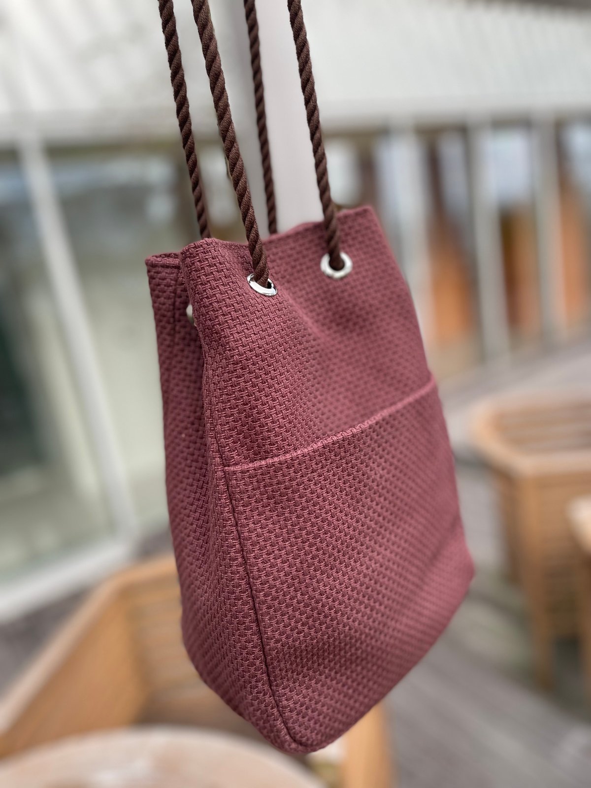 STRING 2025AW限定色ボルドー ※タッセルチャームSサイズ2個付き