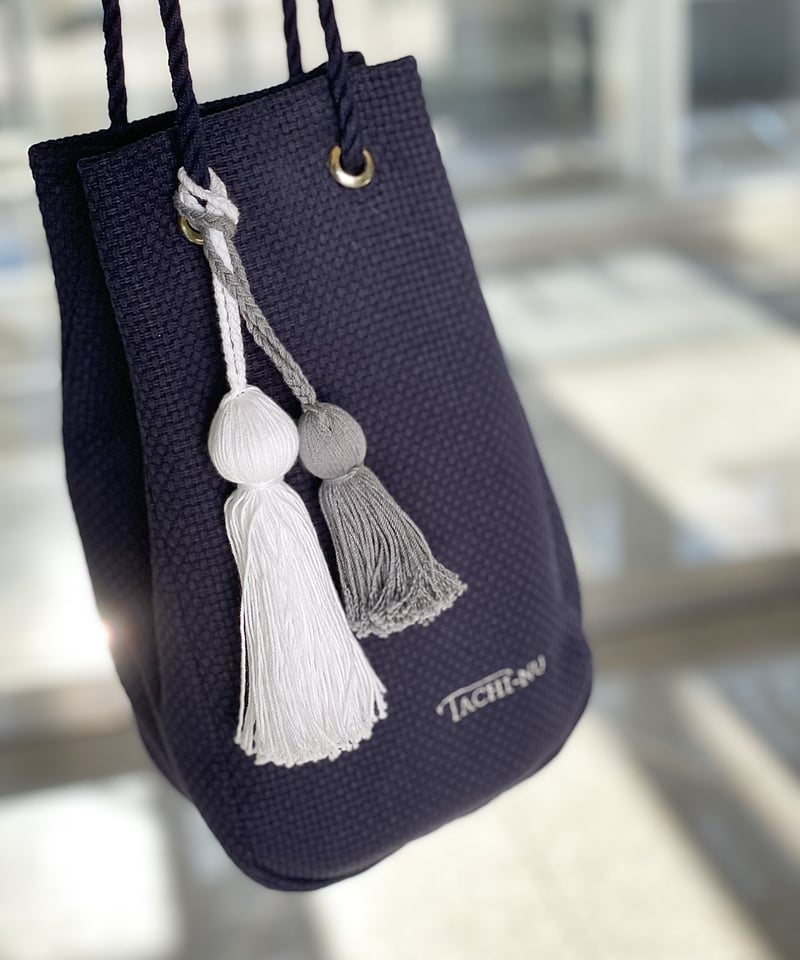 デニムリメイク☆クッションチャーム☆SMILE☺•巾着タイプ☆6個セット