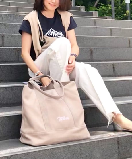 BASICトートバッグ(L) newベージュ
