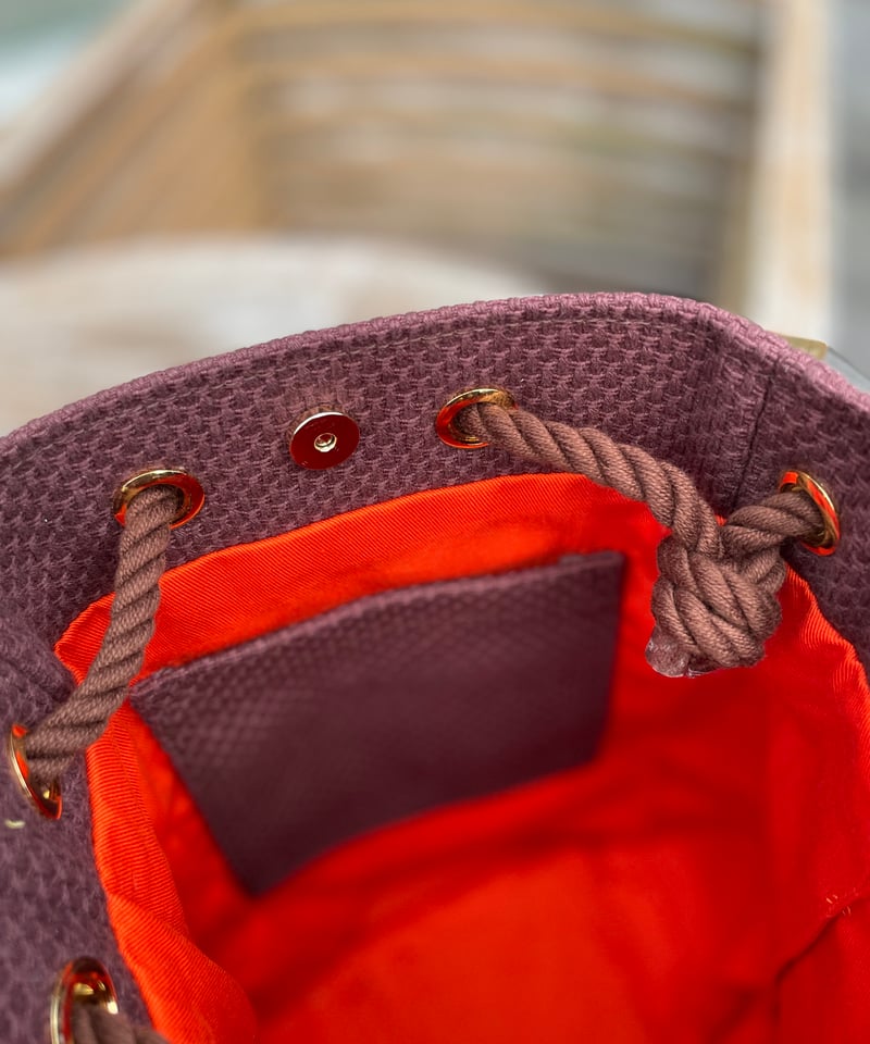 STRING 2025AW限定色ボルドー ※タッセルチャームSサイズ2個付き