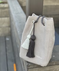 STRING グレージュ ※タッセルチャーム2個付