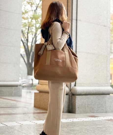 BASICトートバッグ(L)キャメル