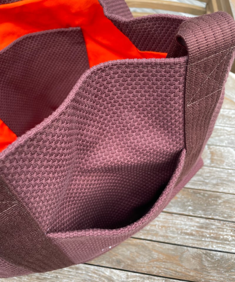 BASICトートバッグ Lサイズ 2025AW限定色ボルドー | TACHI-NU