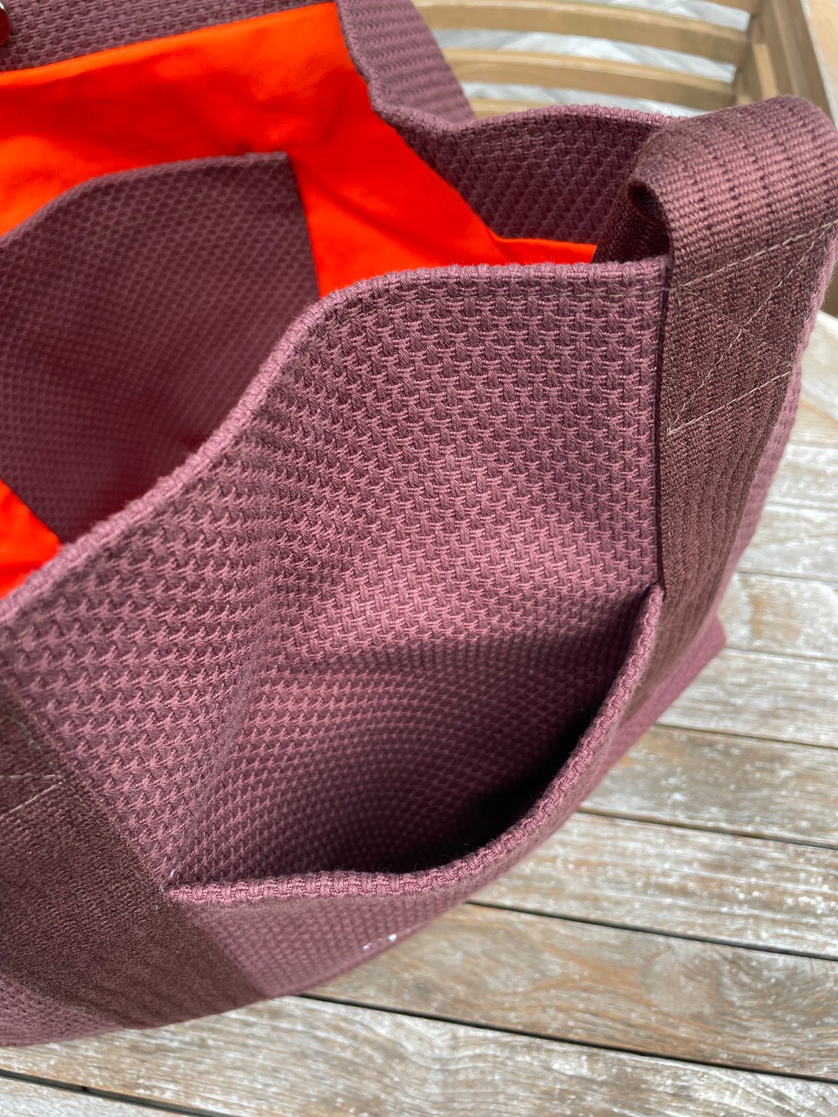 BASICトートバッグ Lサイズ 2025AW限定色ボルドー | TACHI-NU