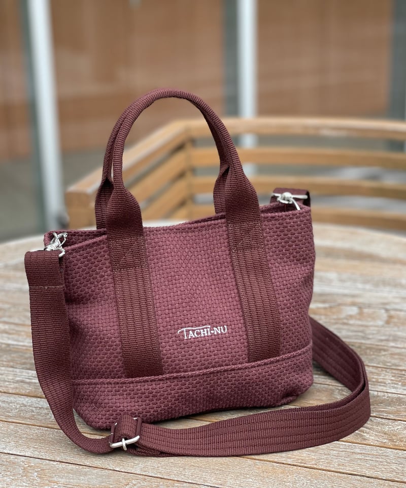 ショルダー付き BASIC SSサイズ 2025AW限定色ボルドー | TACHI-NU