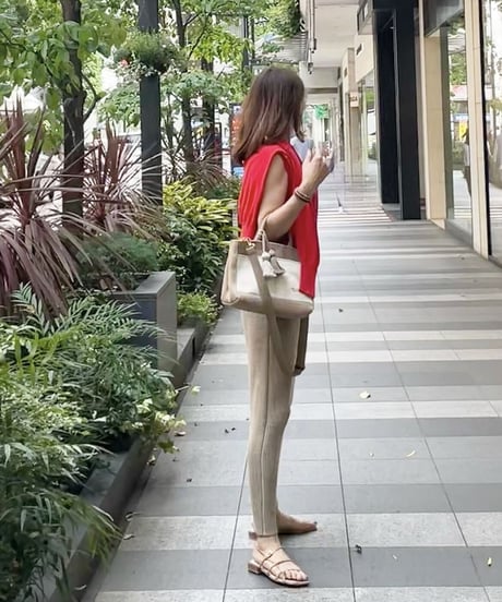 TASSELトートバッグ両面Sサイズ new  BEIGE ※ストラップ&タッセルチャーム付き