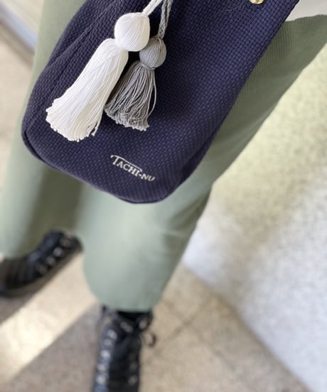 STRING ネイビー     ※タッセルチャーム2個付