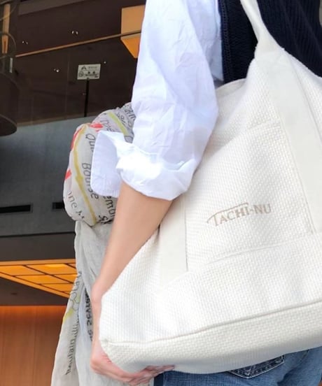 BASICトートバッグ (L) アイボリー