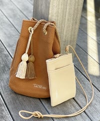STRING camel 　※タッセルチャームSサイズ2個付き