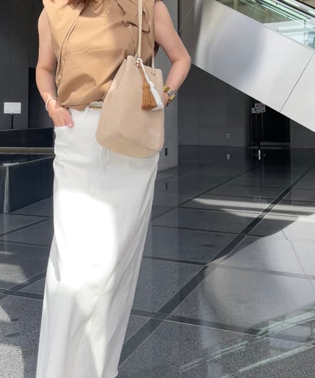 STRING new BEIGE  ※タッセルチャームSサイズ2個付き