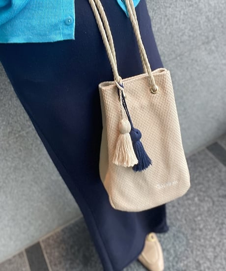 STRING new BEIGE  ※タッセルチャームSサイズ2個付き
