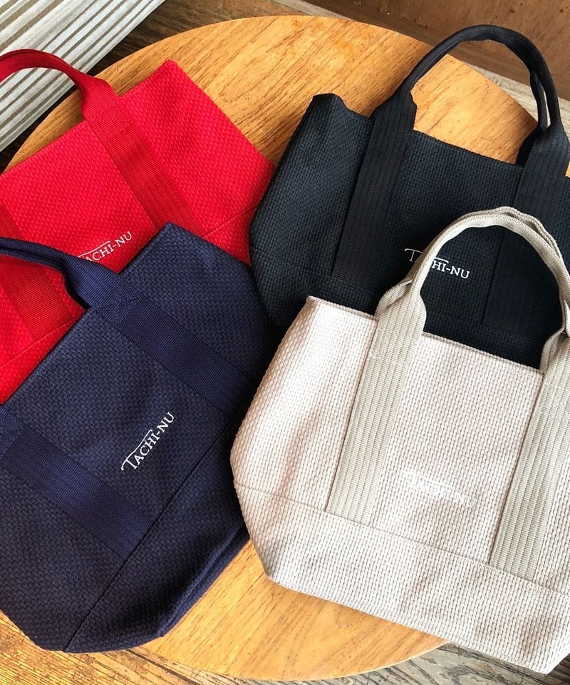 BASICトートバッグ (S)レッド | TACHI-NU