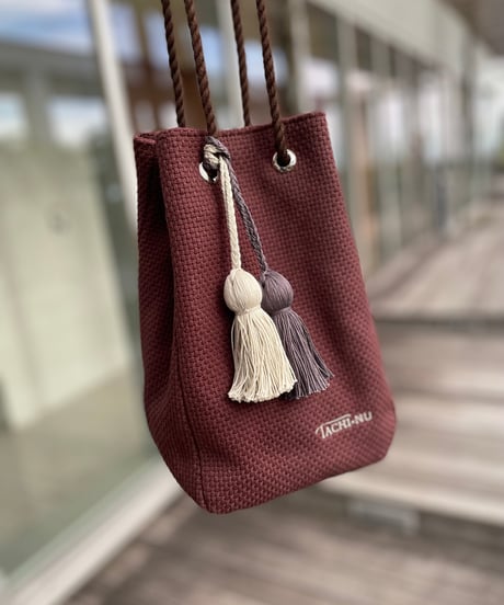 STRING 2025AW限定色ボルドー　※タッセルチャームSサイズ2個付き