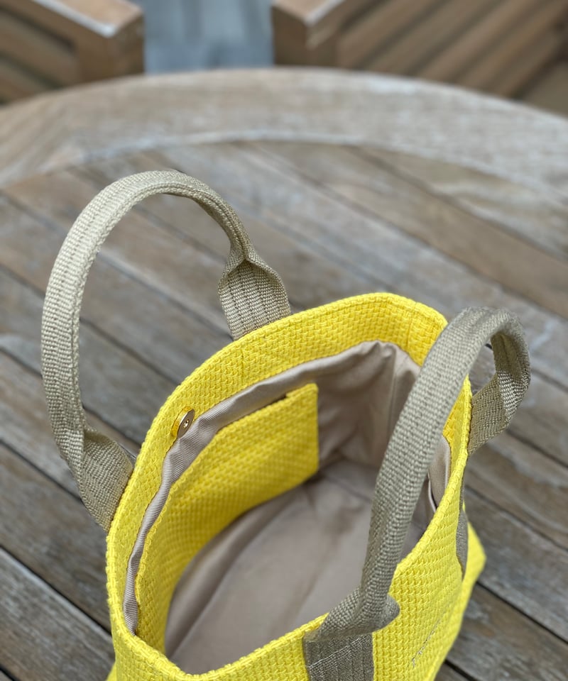 BASICトートバッグ Sサイズ 数量限定yellow | TACHI-NU BASICトートバッグ Sサイズ 数量限定yellow | TACHI-NU