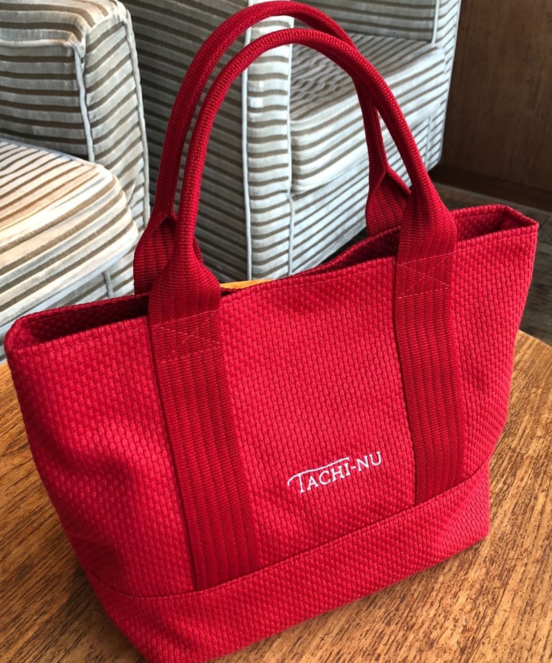 TEMBEA トートバッグ ドローストリング キャンバス レッド