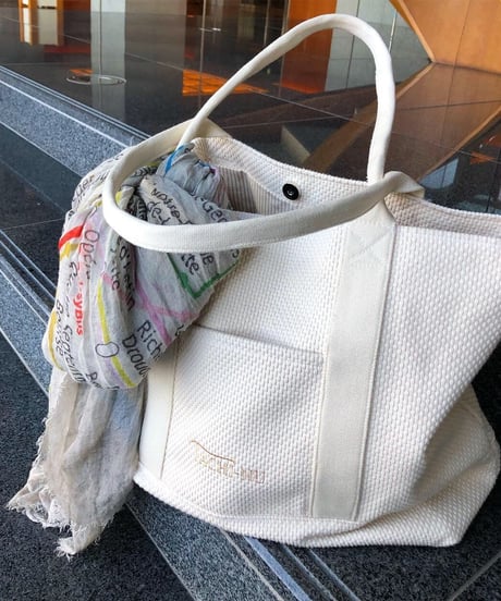 BASICトートバッグ (L) アイボリー