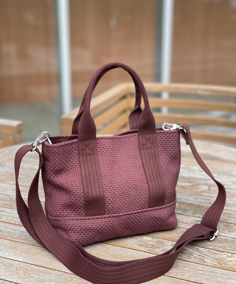 ショルダー付き BASIC SSサイズ 2025AW限定色ボルドー | TACHI-NU